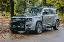 Dry Carbon Fiber LM Style Bumper Fender Side Skirt Spoiler Body Kit For Land Rover Defender 90110