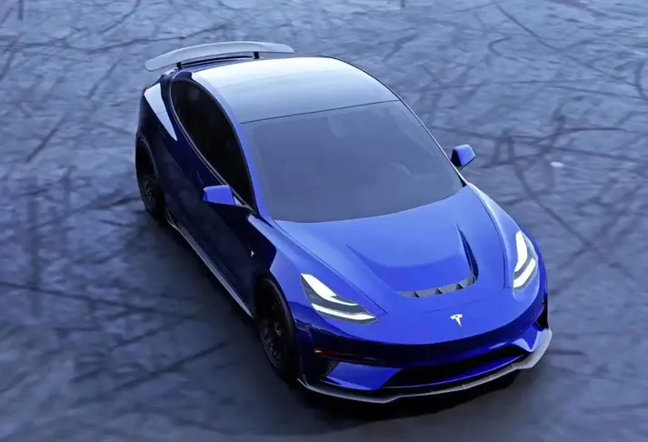 Tesla Model 3 Carbon Fiber Body Kit Bumper Spoiler