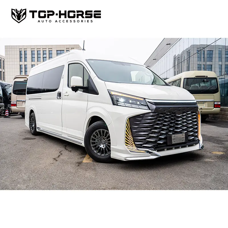 2023+ Toyota Hiace Exterior Body Kit Facelift Bumper Refit Parts MPV Van