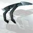 MCLAREN 570S VX AERO WING BLADE CARBON FIBER W CARBON FIBER UPRIGHTS