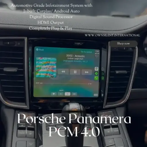Porsche’s Panamera 4.0 CarPlay DSP stereo 4K Display Upgrade