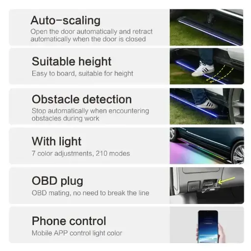 10+ Cadillac SRX Electric Running Side Steps