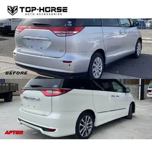 2006+Toyota Estima Hybrid Facelift Body Kit Old To New Conversion Kit PP Material Bumper 