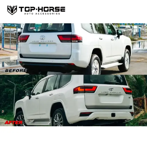 2022+Toyota Land Cruiser 300 Conversion Kit Facelift Body Kit Car Bumper PP Material
