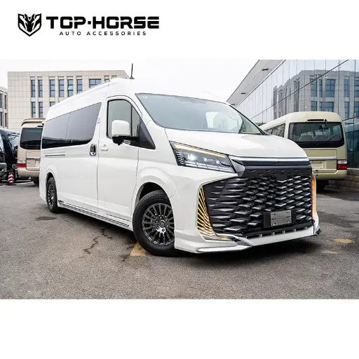 2023+ Toyota Hiace Exterior Body Kit Facelift Bumper Refit Parts MPV Van